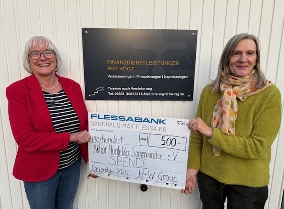 500 Euro Spende – Iris Vogt spendet an die Aktion Hünfelder Sorgenkinder e.V.